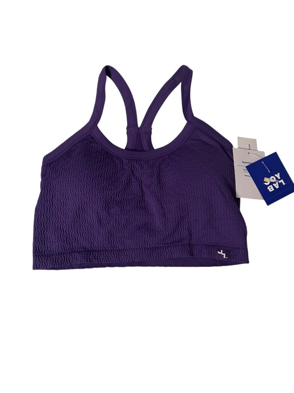 JoyLab Seamless Bra Flexible Knit Comfort Moisture Wicking L NWT